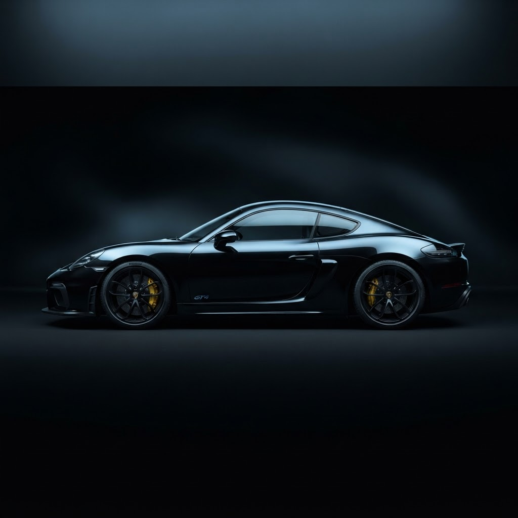 718 Cayman Artwork — museum-quality Porsche artwork