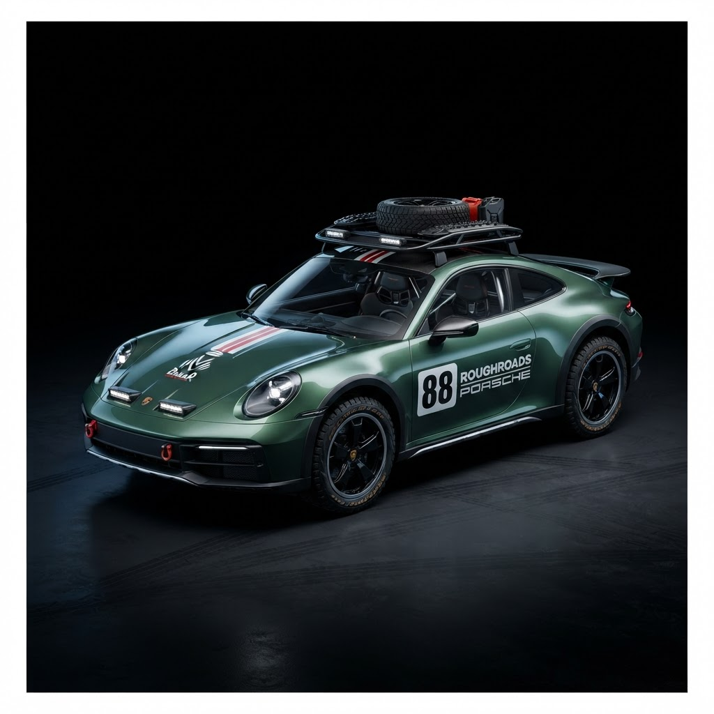 Dakar Artwork — museum-quality Porsche artwork