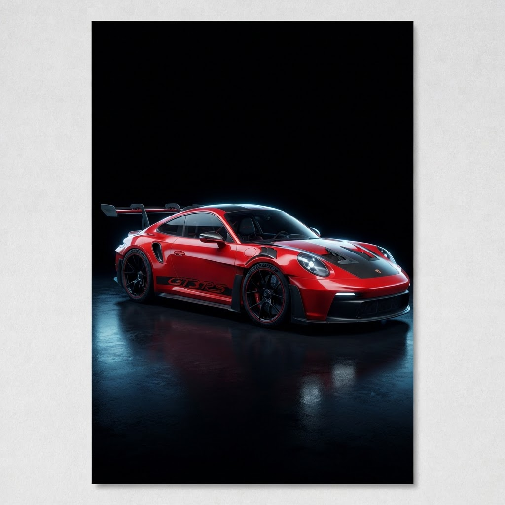 911 GT3 RS Artwork — museum-quality Porsche artwork