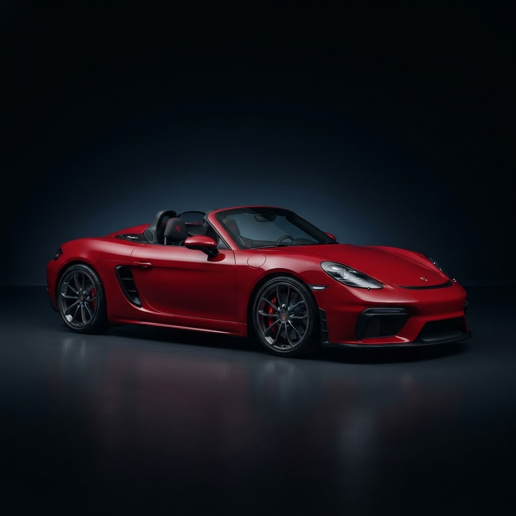 718 Boxster Artwork — museum-quality Porsche artwork